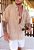 Camisa Renda Vazada Oversized Marfim - Imagem 3
