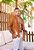 Camisa Renda Vazada Oversized Ferrugem - Imagem 5