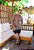 Camisa Renda Vazada Oversized Marrom - Imagem 3