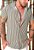 Camisa Listrada Verde militar - Imagem 2