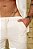Shorts Alfaiataria Linho Off White - Imagem 3