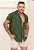 Camisa Viscose Verde Militar - Imagem 1