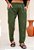 Calça Viscose Verde Militar - Imagem 1