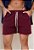 Shorts Alfaiataria Linho Bordô - Imagem 1