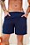 Shorts Viscose Azul Marinho - Imagem 1