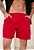 Shorts Viscose Vermelho Marsala - Imagem 1
