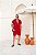 Shorts Viscose Vermelho Marsala - Imagem 4