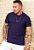 Camiseta Texturizada Azul Marinho - Imagem 1