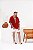 Camisa Oversized Viscose Vermelho Marsala - Imagem 2