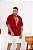 Camisa Oversized Viscose Vermelho Marsala - Imagem 5