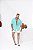 Camisa Oversized Viscose Verde Água - Imagem 4