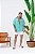 Camisa Oversized Viscose Verde Água - Imagem 2