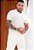 Camiseta Tricot Texturizada Off White - Imagem 1