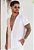 Camisa Viscolinho Bicolor Nude - Imagem 1