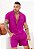 Conjunto Viscose Botão Madeira Fúcsia - Imagem 3
