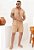 Conjunto Viscose Botão Madeira Nude - Imagem 1