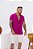 Camisa Viscose Botão Madeira Fúcsia - Imagem 4