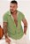 Camisa Listrada Verde - Imagem 1