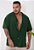 Camisa Oversized Viscose Verde Militar - Imagem 5