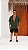 Camisa Oversized Viscose Verde Militar - Imagem 2