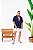 Camisa Oversized Viscose Azul Marinho - Imagem 3