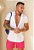 Camisa Viscolinho Gola Padre Branca - Imagem 3