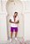 Shorts Linho Cordão Magenta - Imagem 4