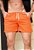 Mini Shorts Linho Laranja - Imagem 8