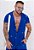 Camisa Viscolinho Azul Royal - Imagem 1