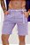 Shorts Linho Cordão Lilás - Imagem 1