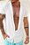 Camisa Viscolinho Botão Forrado Off White - Imagem 3