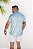 Camisa Metalizada Azul - Imagem 3