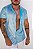 Camisa Metalizada Azul - Imagem 2