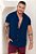 Camisa Viscose Azul Marinho - Imagem 1