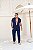 Camisa Viscose Azul Marinho - Imagem 2
