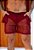 Shorts Renda Vermelho Marsala - Imagem 5