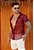 Camisa Renda Vermelho Marsala - Imagem 1