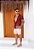 Camisa Renda Vermelho Marsala - Imagem 5