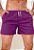 Mini Shorts Linho Roxo - Imagem 1