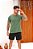 Camiseta College Verde Militar - Imagem 6
