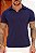 Camiseta Polo Texturizada Azul Marinho - Imagem 3