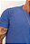 Camiseta Gola Média Tricot Azul - Imagem 2