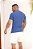 Camiseta Gola Média Tricot Azul - Imagem 7
