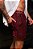 Shorts Paetê Vermelho Marsala - Imagem 3