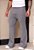 Calça Pantalona Tricot Cinza Mescla - Imagem 3