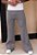 Calça Pantalona Tricot Cinza Mescla - Imagem 1