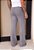 Calça Pantalona Tricot Cinza Mescla - Imagem 7