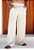 Calça Pantalona Linho Areia - Imagem 1