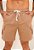 Shorts Moletinho Cargo Marrom - Imagem 1