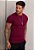 Camiseta Canelada Vermelho Marsala - Imagem 1